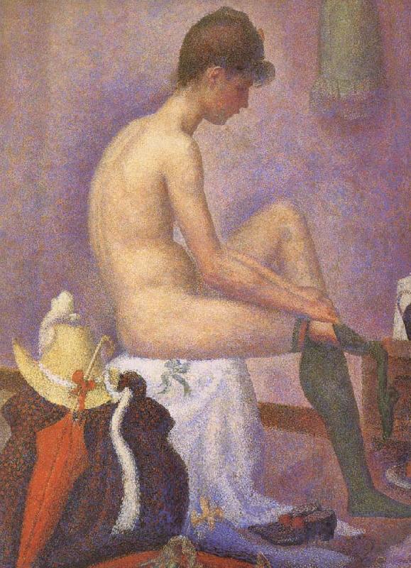 Georges Seurat The Post of Woman oil painting image